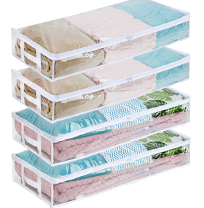 lot 3511 image: Plastic Under Bed Storage Bags&nbsp