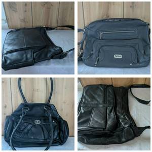 lot 4551 image: Black Bag Lot - 4 Ct