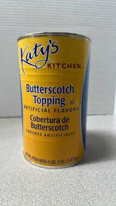 lot 710 image: Katys Kitchen Butterscotch Topping 4 lbs 2 oz