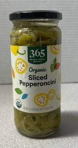 lot 711 image: 365 Whole Foods Market Organic Sliced Peperoncini 12.5 oz (Exp. 11222026)