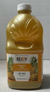 lot 3553 image: Rejuv Originals Pineapple Juice 100% 48 fl oz (1 qt) (Exp. 42226)