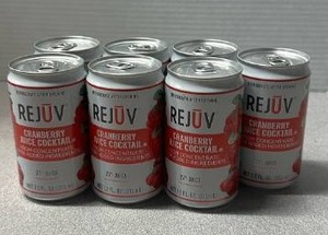 lot 6379 image: Lot of 7 REJUV Cranberry Juice Cocktail 7.2 fl oz Can (Exp. 07202026)