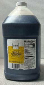 lot 6381 image: Culinary Secrets Maple Flavored Pancake Syrup 1 Gallon