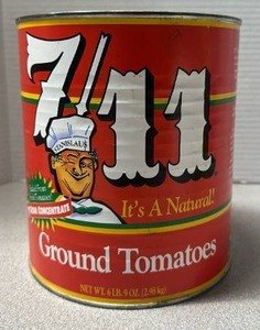 lot 6389 image: Stanislaus 711 Ground Tomatoes 6 lb 9 oz