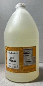 lot 6397 image: Roland Rice Vinegar Clean & Crisp 4.5% Acidity 1 Gallon (3.78L)