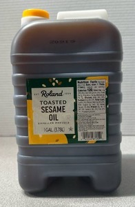 lot 6398 image: Roland Toasted Sesame Oil Expeller Pressed (1 Gal)