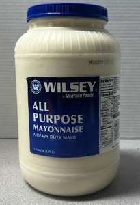 lot 6399 image: Wilsey All Purpose Mayonnaise 1 Gallon 3.79L by Ventura Foods