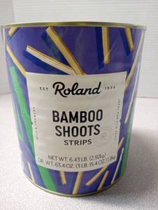 lot 6706 image: Roland Bamboo Shoots Strips 6.43 lb (2.92 kg)