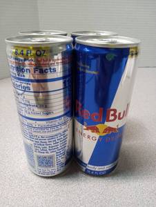lot 6720 image: Red Bull Energy Drink 8.4 FL OZ Cans, Pack of 4 Best by 21128