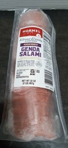 lot 6726 image: Hormel Deli Bread Ready Sliced Meats Premium Genoa Salami 32 oz30725