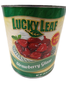 lot 6905 image: Knouse Foods Lucky Leaf Glaze Strawberry Pie Filling, 120 Ounce
