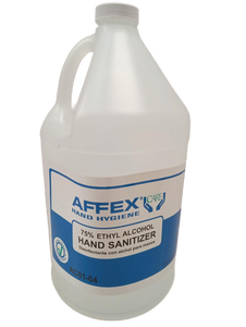 lot 6906 image: Affex Care Hand Hygiene 75% Ethyl Alcohol Hand Sanitizer 1 Gallon