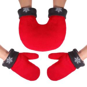 lot 5350 image: Winter Gloves Couples Mittens Couple Gloves Hand Holding Mittens for Winter Warm