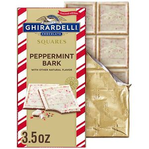 lot 6750 image: GHIRARDELLI CHOCOLATE, PEPPERMINT BARK 73126 3 bars
