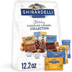 lot 6806 image: Ghirardelli Christmas Candy Caramel Collection XL Bag - 12.2oz Best by 033126