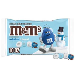 lot 6817 image: M&Ms Holiday Milk Winter Blend Chocolate - 10oz - Qty 2 Best by 072026