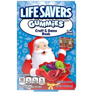 lot 7311 image: Life Savers Gummies Gummybook Christmas Candy - 7oz 726  112826 4 box variety