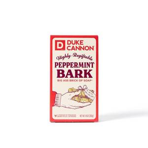 lot 6929 image: Duke Cannon Supply Co. Mens Big Ass Brick of Bar Soap - Peppermint Bark - 10oz