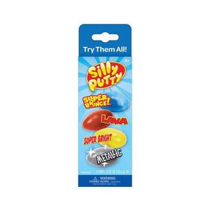 lot 6931 image: Crayola 4ct Silly Putty Variety Pack