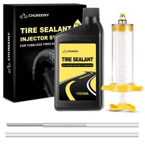 lot 7316 image: CHUMXINY Tubeless Tire Sealant, 500ML Injectable MTB Tire Sealant, Seals Air Holes Up to 6.5 mm, Suitable for Mountain Bike and Road Bike Tires
