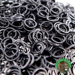 lot 7317 image: 3000 Pcs Rubber Bands, Soft Elastic Hair Accessories Braids Mini Hair Ties Stretchy Durable No Damage Rubber Bands for Hair (12 Pack of 250 Pcs) (Black)