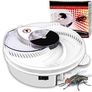 lot 7335 image: Electric Fly Trap, Auto Rotate Resueable Catcher for House Fly, Instant Quick Indoor Fly Control Device, Non-Toxic,No Noise, Safe Washable Fly Traps