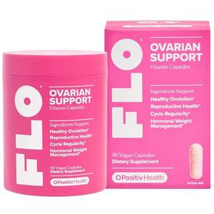 lot 7349 image: O Positiv FLO Ovarian Support Vegan Capsules - 90ct -  72126