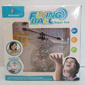 lot 7354 image: Betheaces Flying Ball Super Fun Remote Control Hover Toy No. 8186
