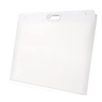 Sohynca Plastic Art Portfolio, Large Art Portfolio with Handles,Waterproof Portfolio Folder for Artwork, Arts Storage Case for Drawing Sketch Photography Poster (17.32 x 13.22 inch) Retail $24.99