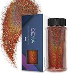 Ceya 3.5oz/ 100g Holographic Ultra Fine Glitter Powder Laser Brown Glitter 1/128â 0.008â 0.2mm for Slime Epoxy Resin Craft Tumbler Jewelry Nail Art Festival Makeup Scrapbook Painting Wedding Cards Retail $9.99