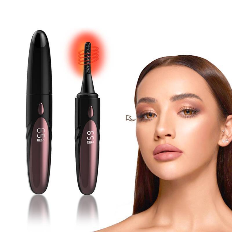lot 102 image: Heated Eyelash Curlers - Electric Eyelash Curler for Makeup Tools USB Rechargeable, Fast Heat up Within 10s - 24 Hours Long Lasting, with 4 Heating Modes Eyelash Curlers with LED Display (Black)