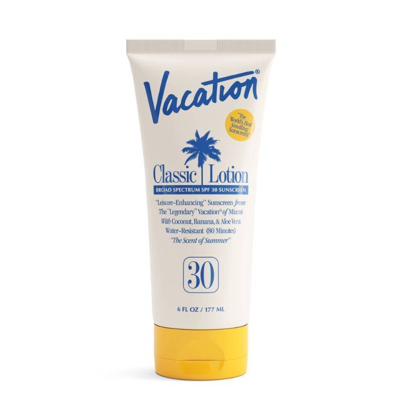 lot 103 image: Vacation Classic Lotion - SPF 30 - 6 fl oz Whole Body Sunscreen, Pineapple, Banana, Coconut Scent - Retail $33
