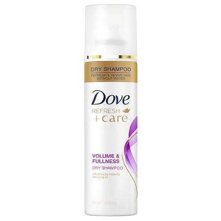lot 105 image: 4 pack Dove Beauty Volume and Fullness Dry Shampoo - Travel Size - 1.15oz Paraben-Free, For Dry Hair, Spray Form, Fresh Scent - Retail $24
