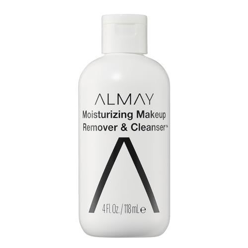 lot 158 image: Almay Moisturizing Makeup Remover, Dermatologist Tested and Fragrance-Free, Hypoallergenic Cleanser, Removes Regular and Longwear Formulas, 4 Fl Oz (1 Pack)