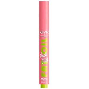 lot 118 image: NYX Professional Makeup Fat Oil Slick Click Tinted Lip Balm - Clout - 0.07oz Moisturizing, Brightening, Nourishing - Retail $17