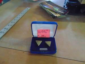 lot 4098 image: Sterling Silver Tie Tips