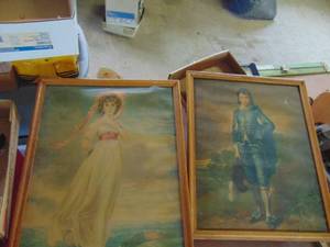 lot 4101 image: Pair of ArtWall Decor Pieces