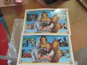lot 4103 image: 50th Anniversary Wizard of Oz Placemats