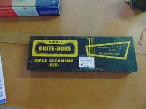 lot 4127 image: Brite Bore - Gun Cleaning Kit - Metal Box