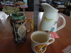 lot 4206 image: Stein - Pitcher and Coffee Mug