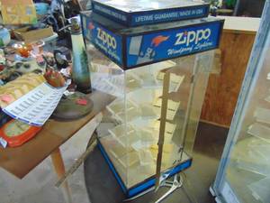 lot 4273 image: Zippo Display Case - Needs rewired