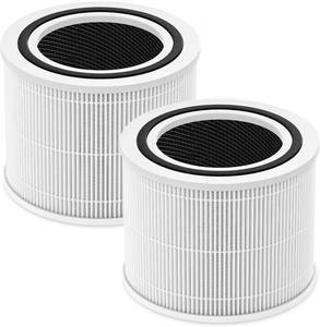 lot 21887 image: Core 300 Replacement Filter for LEVOIT Core 300 Core300-P Core 300S Core 300-P VortexAir Air Purifier, Core 300-RF, 3-in-1 Activated Carbon, 2 Pack, White, Core 300-P