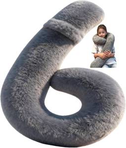 lot 21906 image: Long-Distance Travel Neck Pillow Car Sleep Aid Pillow, HomeOffice Lumbar Pillow, Ergonomic Wrap-Around Neck Pillow, Neck Support for Adults and Children, Multifunctional Travel Pillow
