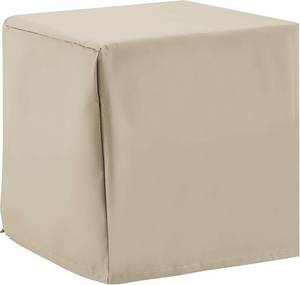 lot 21923 image: Crosley Furniture Patio Furniture Covers, Waterproof Outdoor Side Table Cover for Backyard, Deck, Tan
