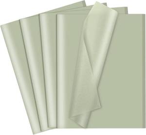 lot 21957 image: woric 160 Sheets Sage Green Tissue Paper for Gift Bags 20 X 14 Inches Wrapping Tissue Paper Bulk for DIY Crafts Gift Packaging Weddings Bridal Shower Baby Shower Decorations