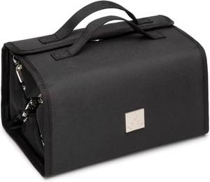 lot 21967 image: ROYALFAIR Roll Up Makeup Bag, Travel Toiletry Bag for Women with 4 Clear TSA Approved Pouches, Hanging Travel Organizer, Folding Cosmetic Bag for Men and Women