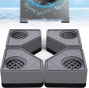 lot 21987 image: 4Pcs Anti Vibration Pads for Washing Machine, Stops Washer Dryer Moving, Prevents Noise, Vibration Transfer, Antivibration Stabilizer Support Feet (Increase1.8in)