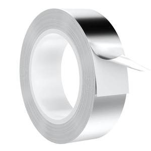 lot 22102 image: Aluminum Foil Tape Heavy Duty 1 Inch x 22 Yards 3.9 mil , High Temp Waterproof HVAC Tape, Silver Insulation Adhesive for Ductwork, Sealing, Dryer Vent, Furnace, AC, Pipe Repair