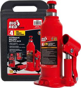 lot 22127 image: Torin T90413 Big Red Hydraulic Bottle Jack with Carrying Case, 4 Ton (8,000 lb) Capacity