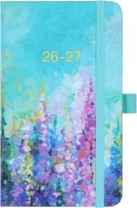 lot 22135 image: Pocket Planner 2026-2027 - Pocket Calendar 2026-2027, Jul.2026 - Jun.2027, 26-27 Pockets Planner Weekly and Monthly, 3.93 6.29- Oil Painting